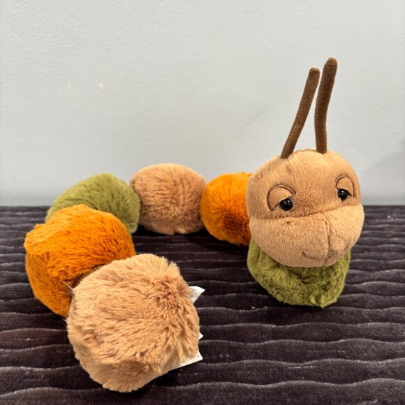 RARE Jellycat Figgy Caterpillar BNWT - Picture 3 of 5